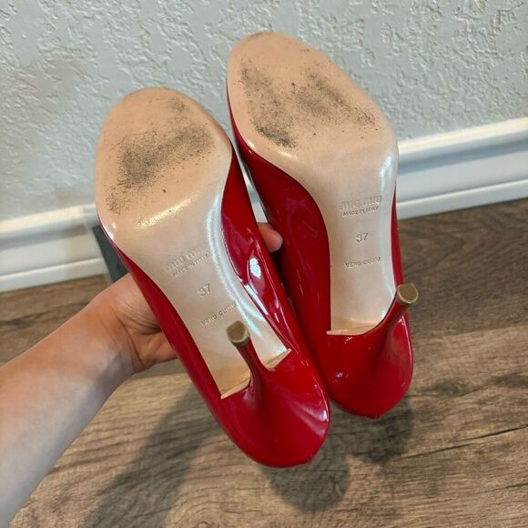MIU MIU size 37 Sandal Heels made in Italy - Picture 5 of 11